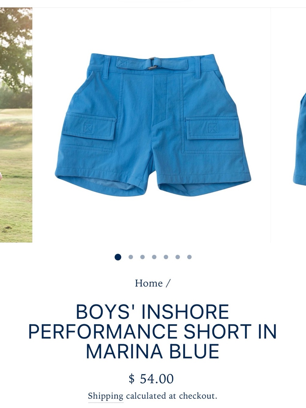 Boy’s Prodoh Performance Shorts in Marina Blue